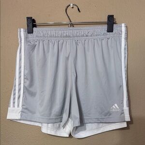 Adidas Gray Athletic Performance Shorts